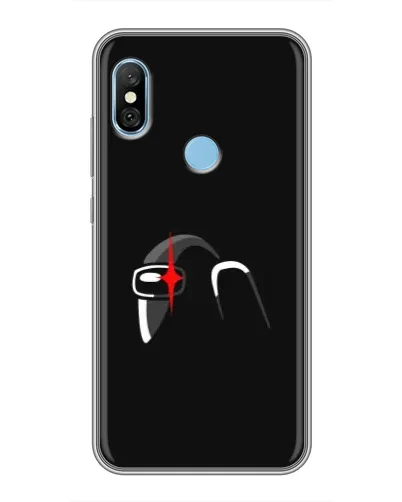 Чехол для Xiaomi Redmi 6 pro с картинкой «Among Us шлем» Чехол для Xiaomi Redmi 6 pro с картинкой «Among Us шлем»