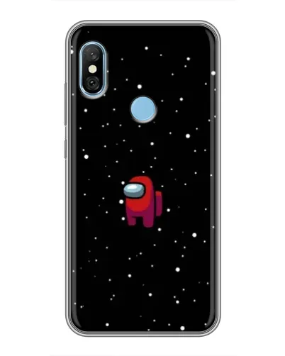Чехол для Xiaomi Redmi 6 pro с картинкой «Красный Among Us» Чехол для Xiaomi Redmi 6 pro с картинкой «Красный Among Us»