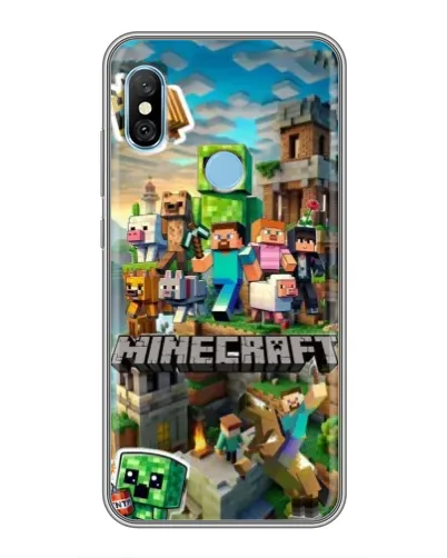 Чехол для Xiaomi Redmi 6 pro с картинкой «Замок Minecraft» Чехол для Xiaomi Redmi 6 pro с картинкой «Замок Minecraft»