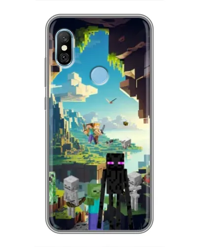 Чехол для Xiaomi Redmi 6 pro с картинкой «Эндермен в лесу» Чехол для Xiaomi Redmi 6 pro с картинкой «Эндермен в лесу»