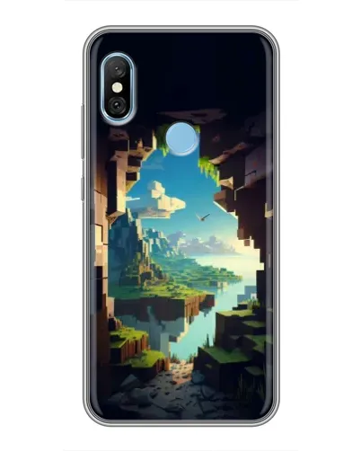 Чехол для Xiaomi Redmi 6 pro с картинкой «Вид из пещеры» Чехол для Xiaomi Redmi 6 pro с картинкой «Вид из пещеры»