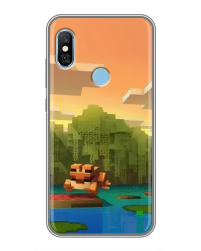 Чехол для Xiaomi Redmi 6 pro с картинкой «Майнкрафт закат солнца» Чехол для Xiaomi Redmi 6 pro с картинкой «Майнкрафт закат солнца»