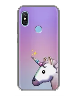 Чохол для Xiaomi Redmi 6 pro з картинкою «Єдиноріг градієнт»
