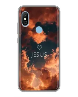 Чехол для Xiaomi Redmi 6 pro с картинкой «Сияние Имени Jesus» Чехол для Xiaomi Redmi 6 pro с картинкой «Сияние Имени Jesus»