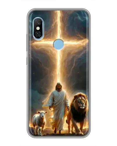 Чехол для Xiaomi Redmi 6 pro с картинкой «Лев Иуды и Свет» Чехол для Xiaomi Redmi 6 pro с картинкой «Лев Иуды и Свет»