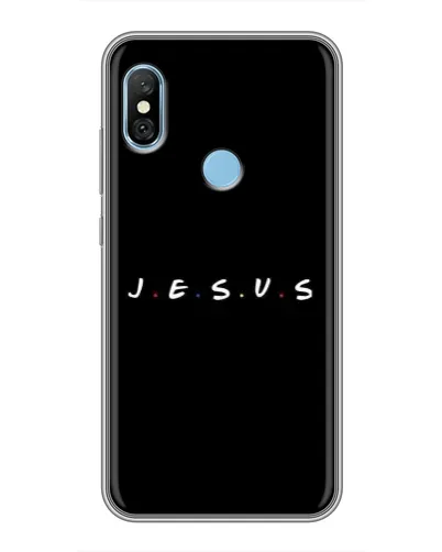 Чехол для Xiaomi Redmi 6 pro с картинкой «Точки веры J.E.S.U.S.» Чехол для Xiaomi Redmi 6 pro с картинкой «Точки веры J.E.S.U.S.»