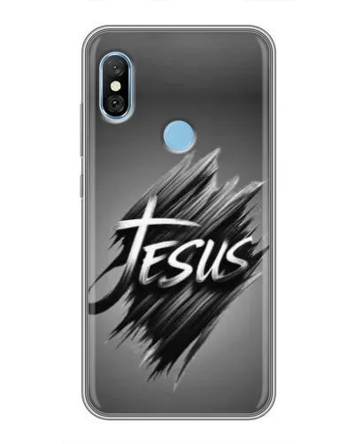 Чехол для Xiaomi Redmi 6 pro с картинкой «Надпись Jesus Graffiti» Чехол для Xiaomi Redmi 6 pro с картинкой «Надпись Jesus Graffiti»