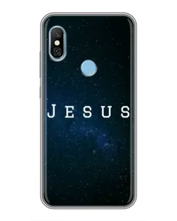 Чехол для Xiaomi Redmi 6 pro с картинкой «Звездное небо Jesus»