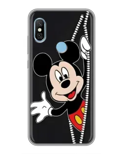Чехол для Xiaomi Redmi 6 pro с картинкой «Микки раздвигает стены»