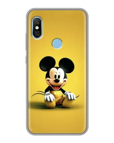 Чехол для Xiaomi Redmi 6 pro с картинкой «Микки на желтом» Чехол для Xiaomi Redmi 6 pro с картинкой «Микки на желтом»