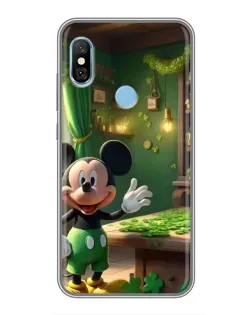 Чехол для Xiaomi Redmi 6 pro с картинкой «Микки в мастерской»