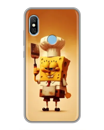 Чехол для Xiaomi Redmi 6 pro с картинкой «Губка Боб повар» Чехол для Xiaomi Redmi 6 pro с картинкой «Губка Боб повар»