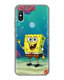 Чехол для Xiaomi Redmi 6 pro с картинкой «Подводный привет»
