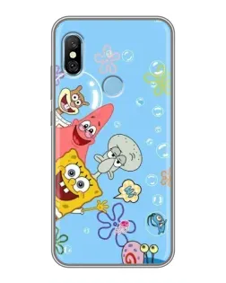 Чехол для Xiaomi Redmi 6 pro с картинкой «Веселые пузырьки»