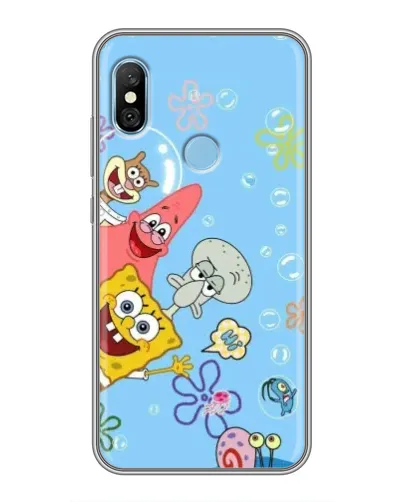 Чехол для Xiaomi Redmi 6 pro с картинкой «Веселые пузырьки» Чехол для Xiaomi Redmi 6 pro с картинкой «Веселые пузырьки»