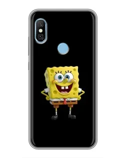 Чехол для Xiaomi Redmi 6 pro с картинкой «Классический Губка Боб»
