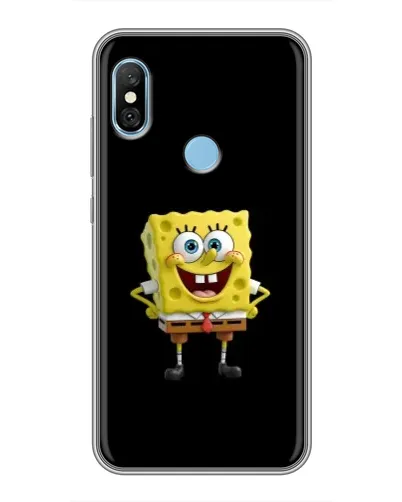 Чехол для Xiaomi Redmi 6 pro с картинкой «Классический Губка Боб» Чехол для Xiaomi Redmi 6 pro с картинкой «Классический Губка Боб»