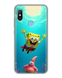 Чехол для Xiaomi Redmi 6 pro с картинкой «Спанч Боб под водой» Чехол для Xiaomi Redmi 6 pro с картинкой «Спанч Боб под водой»