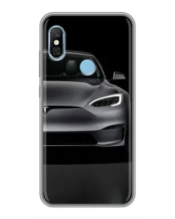 Чехол для Xiaomi Redmi 6 pro с картинкой «Tesla Model S Look»
