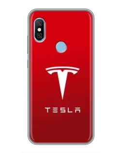 Чехол для Xiaomi Redmi 6 pro с картинкой «Tesla Red Classic»