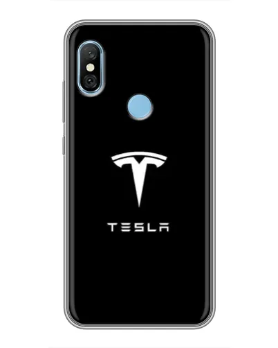 Чехол для Xiaomi Redmi 6 pro с картинкой «Tesla White Logo» Чехол для Xiaomi Redmi 6 pro с картинкой «Tesla White Logo»