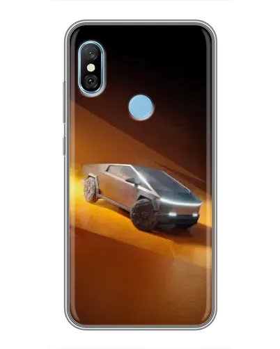 Чехол для Xiaomi Redmi 6 pro с картинкой «Cybertruck в пустыне» Чехол для Xiaomi Redmi 6 pro с картинкой «Cybertruck в пустыне»