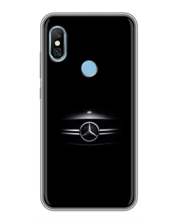 Чехол для Xiaomi Redmi 6 pro с картинкой «Mercedes — абстрактные линии» Чехол для Xiaomi Redmi 6 pro с картинкой «Mercedes — абстрактные линии»