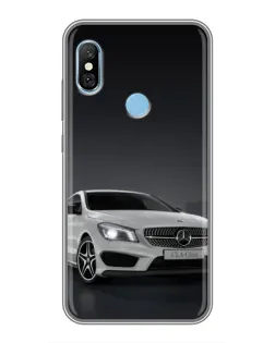 Чехол для Xiaomi Redmi 6 pro с картинкой «Mercedes AMG GT Silver» Чехол для Xiaomi Redmi 6 pro с картинкой «Mercedes AMG GT Silver»