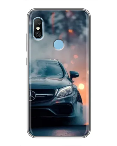 Чехол для Xiaomi Redmi 6 pro с картинкой «Mercedes — ночной город» Чехол для Xiaomi Redmi 6 pro с картинкой «Mercedes — ночной город»
