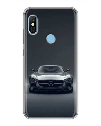 Чехол для Xiaomi Redmi 6 pro с картинкой «Mercedes на черном» Чехол для Xiaomi Redmi 6 pro с картинкой «Mercedes на черном»