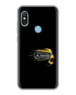 Чехол для Xiaomi Redmi 6 pro с картинкой «Mercedes — ретро стиль»
