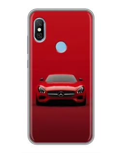 Чехол для Xiaomi Redmi 6 pro с картинкой «Красный Mercedes AMG» Чехол для Xiaomi Redmi 6 pro с картинкой «Красный Mercedes AMG»