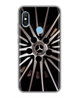Чехол для Xiaomi Redmi 6 pro с картинкой «Диск Mercedes» Чехол для Xiaomi Redmi 6 pro с картинкой «Диск Mercedes»
