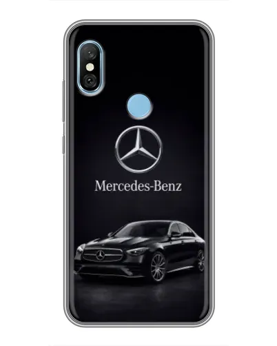 Чехол для Xiaomi Redmi 6 pro с картинкой «Mercedes — решетка радиатора» Чехол для Xiaomi Redmi 6 pro с картинкой «Mercedes — решетка радиатора»