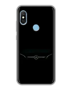 Чехол для Xiaomi Redmi 6 pro с картинкой «Mercedes Stealth Look»