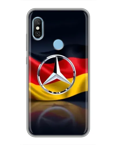Чехол для Xiaomi Redmi 6 pro с картинкой «Mercedes — флаг Германии» Чехол для Xiaomi Redmi 6 pro с картинкой «Mercedes — флаг Германии»