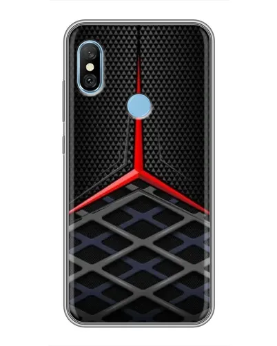 Чехол для Xiaomi Redmi 6 pro с картинкой «Mercedes Carbon Grid» Чехол для Xiaomi Redmi 6 pro с картинкой «Mercedes Carbon Grid»