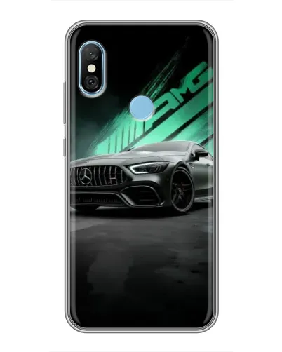 Чехол для Xiaomi Redmi 6 pro с картинкой «Темный Mercedes AMG» Чехол для Xiaomi Redmi 6 pro с картинкой «Темный Mercedes AMG»