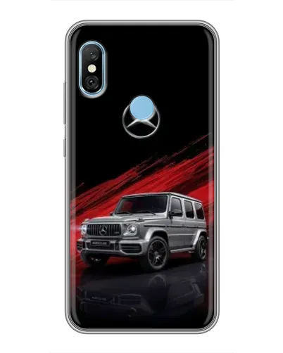 Чехол для Xiaomi Redmi 6 pro с картинкой «Mercedes G-Class красный» Чехол для Xiaomi Redmi 6 pro с картинкой «Mercedes G-Class красный»