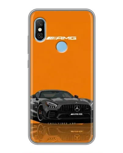 Чехол для Xiaomi Redmi 6 pro с картинкой «Оранжевый Mercedes AMG» Чехол для Xiaomi Redmi 6 pro с картинкой «Оранжевый Mercedes AMG»
