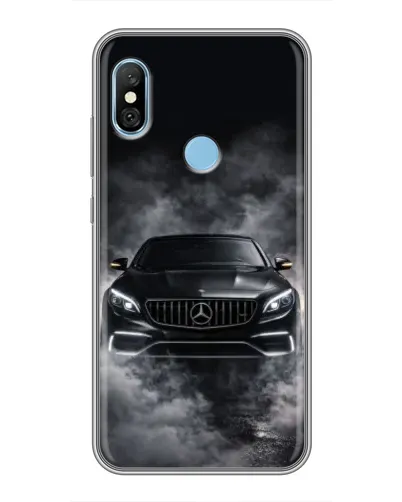 Чехол для Xiaomi Redmi 6 pro с картинкой «Mercedes в дыму» Чехол для Xiaomi Redmi 6 pro с картинкой «Mercedes в дыму»