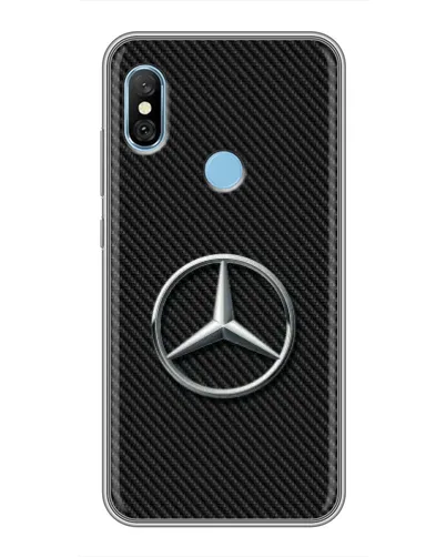 Чехол для Xiaomi Redmi 6 pro с картинкой «Карбоновый Mercedes стиль» Чехол для Xiaomi Redmi 6 pro с картинкой «Карбоновый Mercedes стиль»