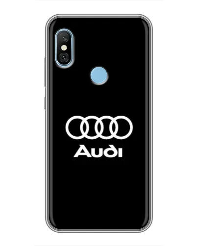 Чехол для Xiaomi Redmi 6 pro с картинкой «Классическое лого Audi» Чехол для Xiaomi Redmi 6 pro с картинкой «Классическое лого Audi»