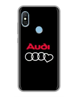 Чехол для Xiaomi Redmi 6 pro с картинкой «Логотип Audi Heart» Чехол для Xiaomi Redmi 6 pro с картинкой «Логотип Audi Heart»