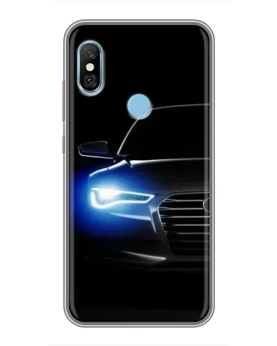 Чехол для Xiaomi Redmi 6 pro с картинкой «Неоновый взгляд Audi» Чехол для Xiaomi Redmi 6 pro с картинкой «Неоновый взгляд Audi»
