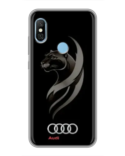 Чехол для Xiaomi Redmi 6 pro с картинкой «Графика — пантера и Audi» Чехол для Xiaomi Redmi 6 pro с картинкой «Графика — пантера и Audi»