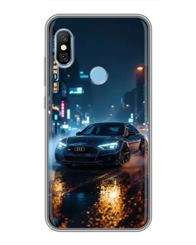 Чехол для Xiaomi Redmi 6 pro с картинкой «Ночной город и Audi» Чехол для Xiaomi Redmi 6 pro с картинкой «Ночной город и Audi»