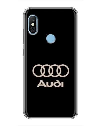 Чехол для Xiaomi Redmi 6 pro с картинкой «Audi — золотой логотип» Чехол для Xiaomi Redmi 6 pro с картинкой «Audi — золотой логотип»
