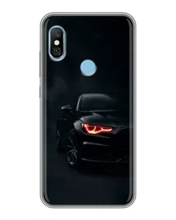 Чехол для Xiaomi Redmi 6 pro с картинкой «Audi — хищный взгляд»