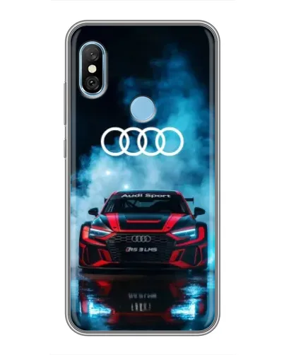 Чехол для Xiaomi Redmi 6 pro с картинкой «Audi Sport — неон» Чехол для Xiaomi Redmi 6 pro с картинкой «Audi Sport — неон»